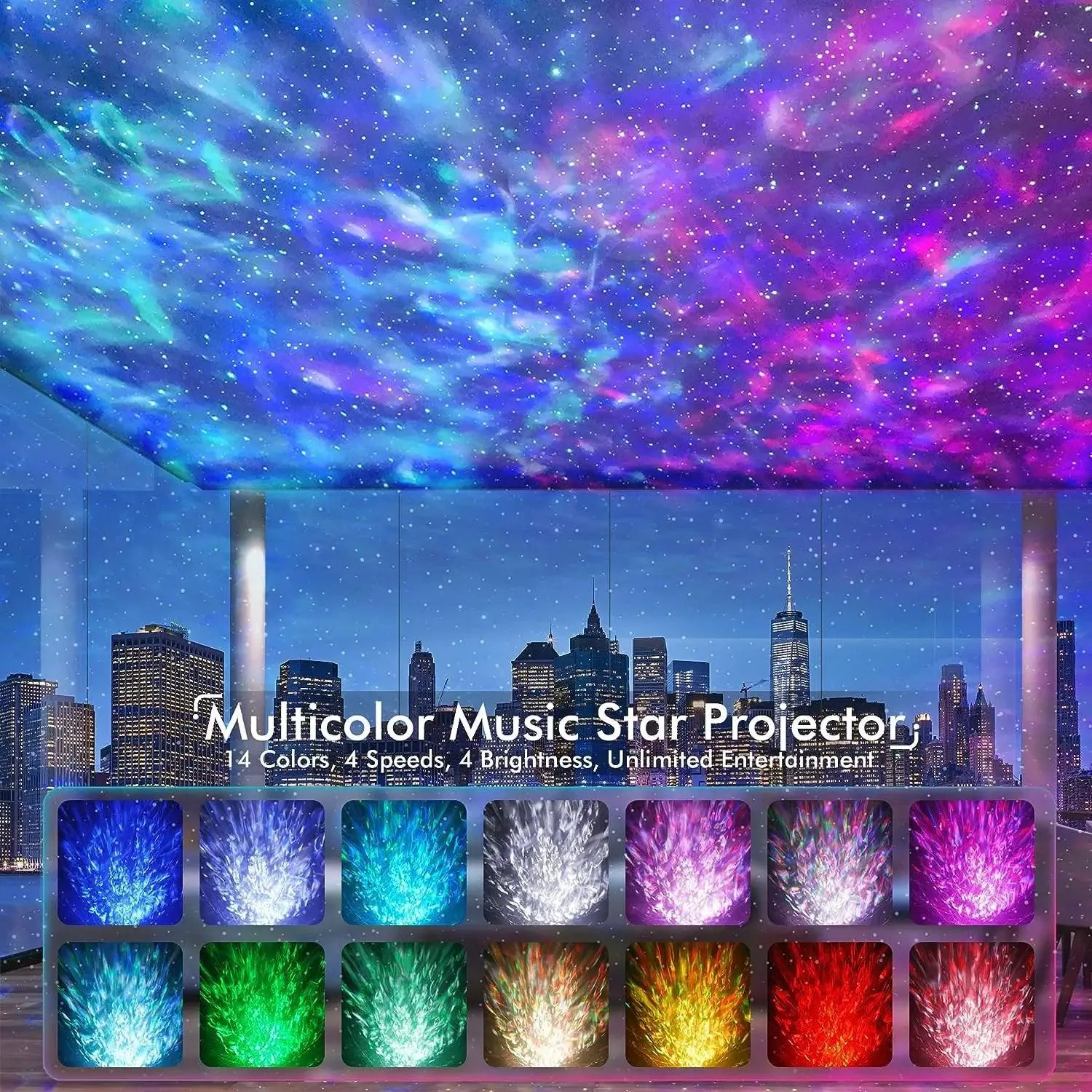 Dino Egg Galaxy LED Nebula Projector: Cosmic Experience for Relaxation and Sleep
