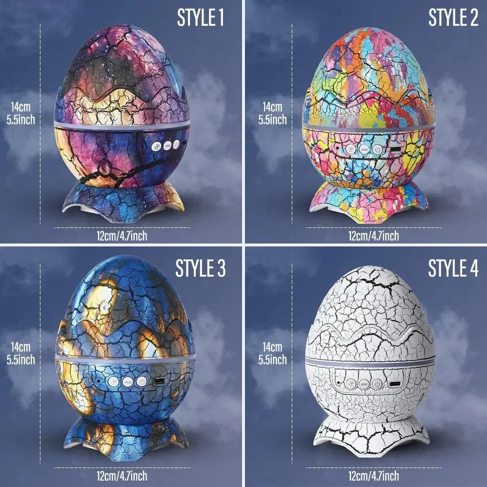 Dino Egg Galaxy LED Nebula Projector: Cosmic Experience for Relaxation and Sleep