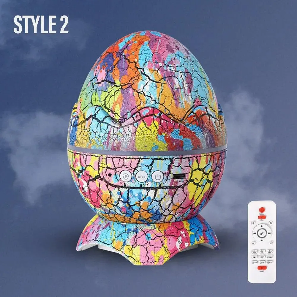 Dino Egg Galaxy LED Nebula Projector: Cosmic Experience for Relaxation and Sleep