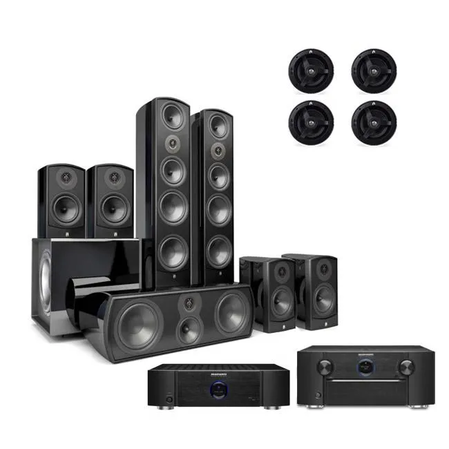 Dolby Atmos 7.1.4 Verus Grand Surround w/ Receiver & Amp