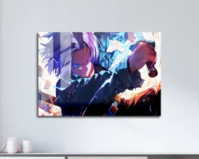 Dragon Ball Artistic Trunks Metal Poster
