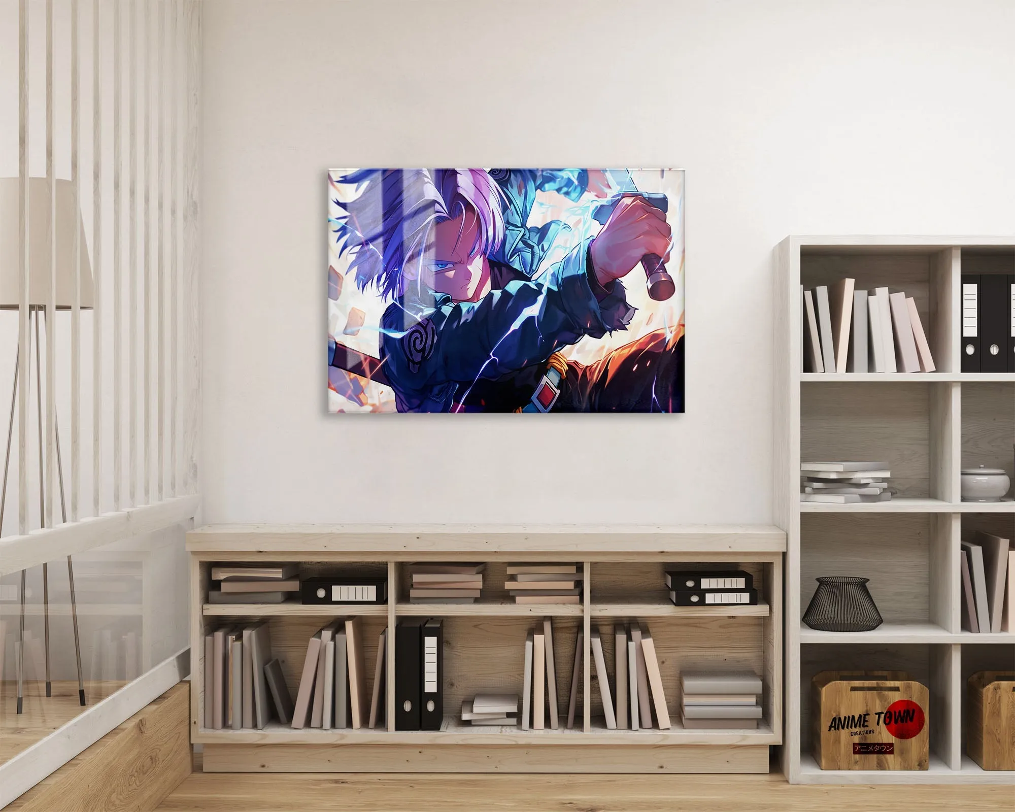 Dragon Ball Artistic Trunks Metal Poster