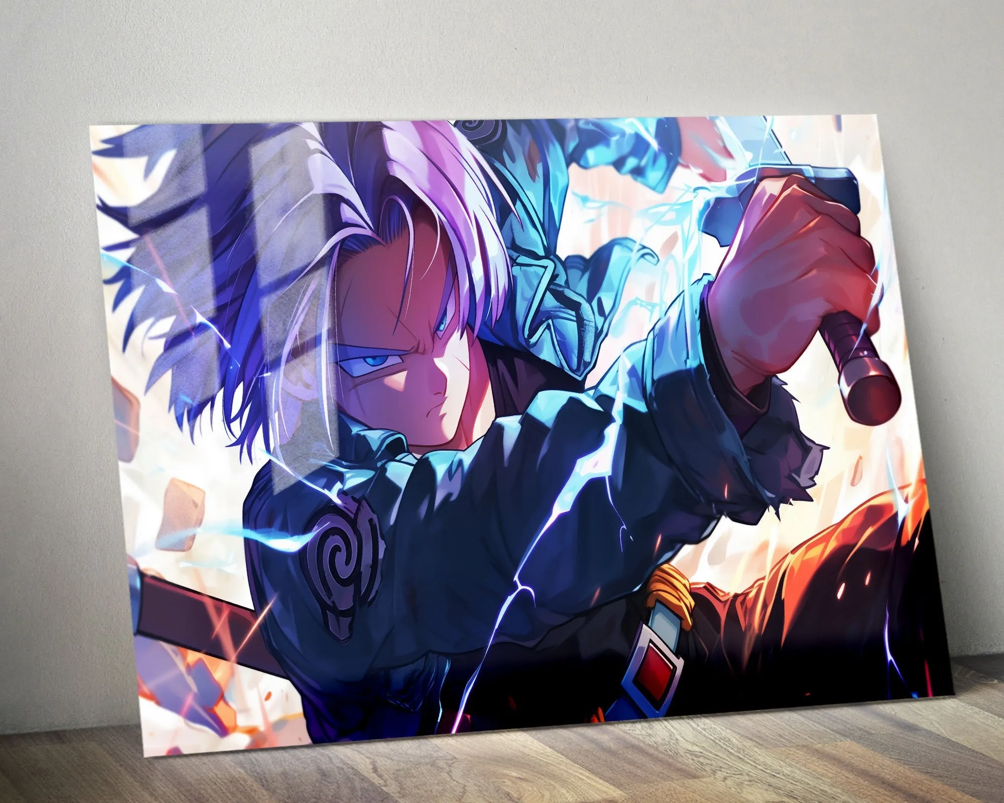 Dragon Ball Artistic Trunks Metal Poster