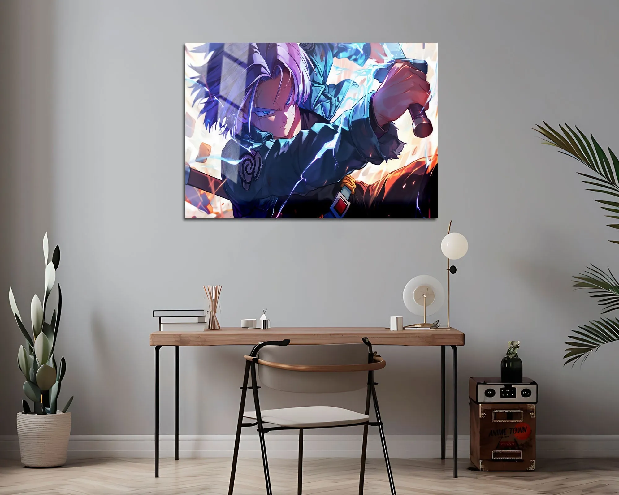 Dragon Ball Artistic Trunks Metal Poster