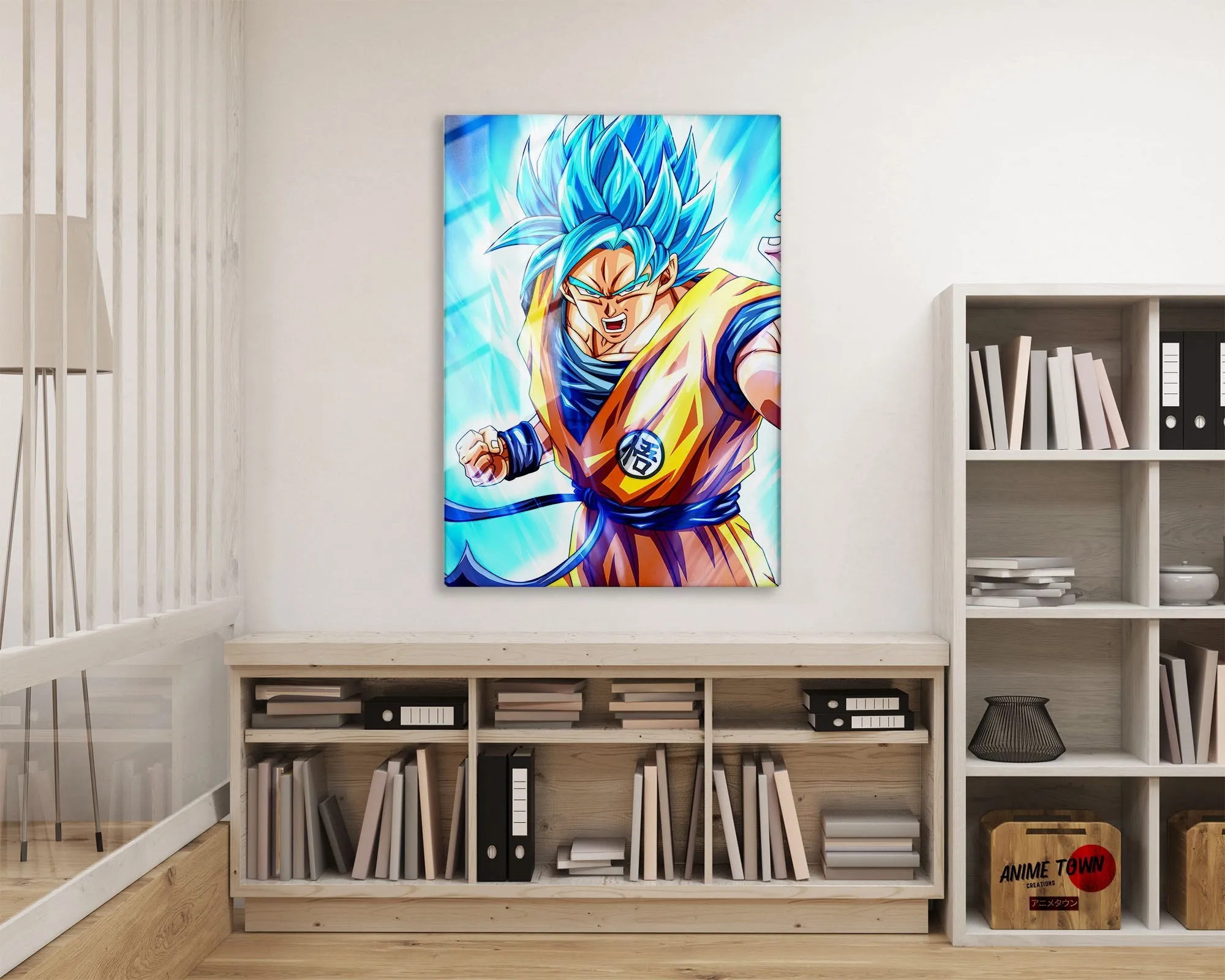 Dragon Ball Goku Super Saiyan Blue Metal Poster