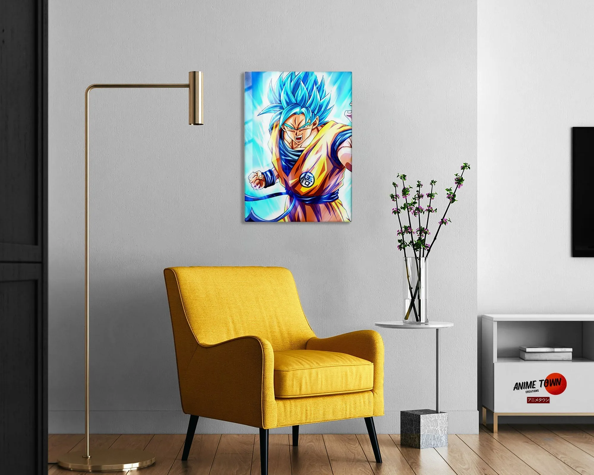 Dragon Ball Goku Super Saiyan Blue Metal Poster