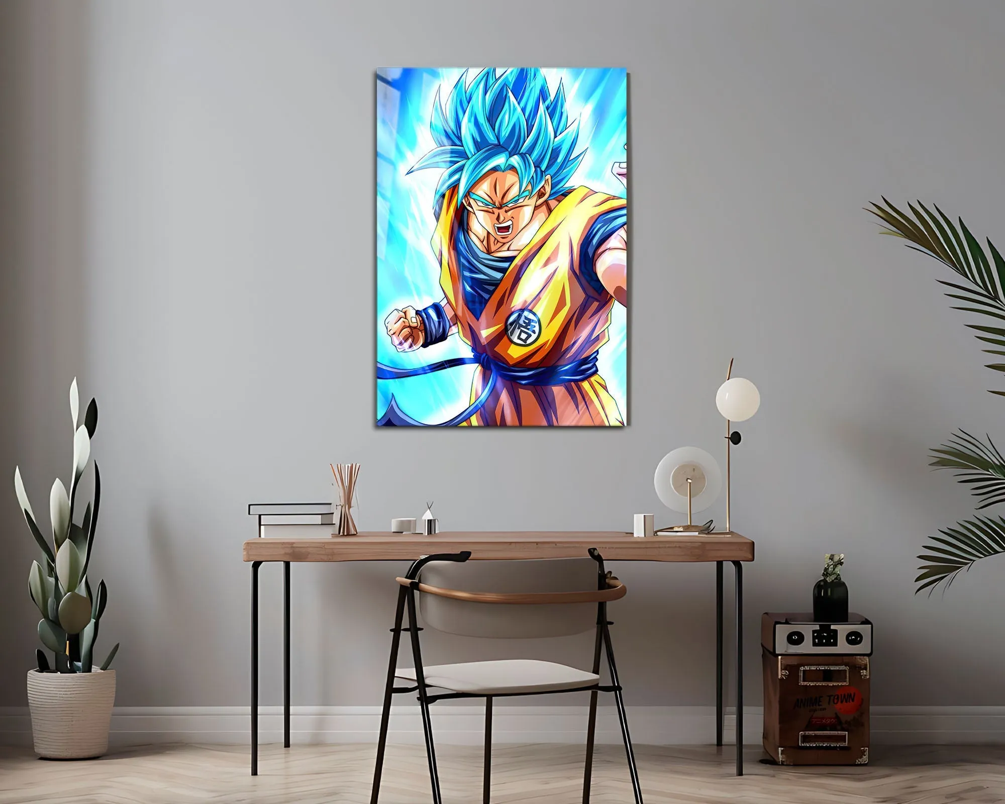 Dragon Ball Goku Super Saiyan Blue Metal Poster
