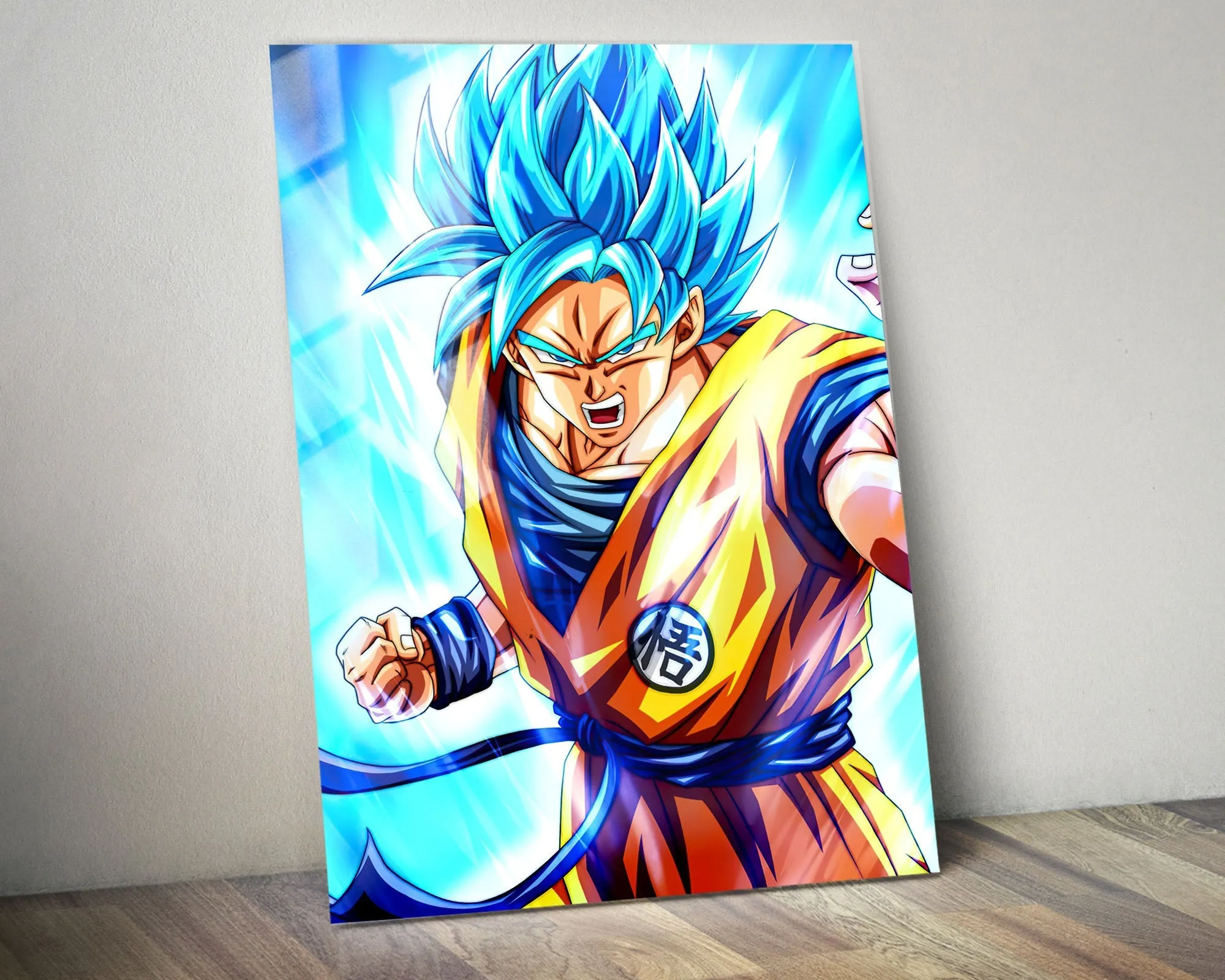 Dragon Ball Goku Super Saiyan Blue Metal Poster