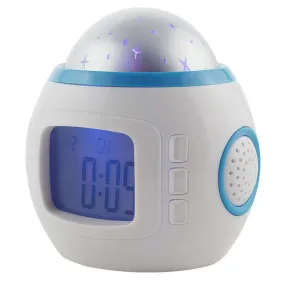 Dream Music Starry Sky Projection Alarm Clock Birthday Gift Internet-Famous Toys Children Sleep Alarm Clock Small Night Lights