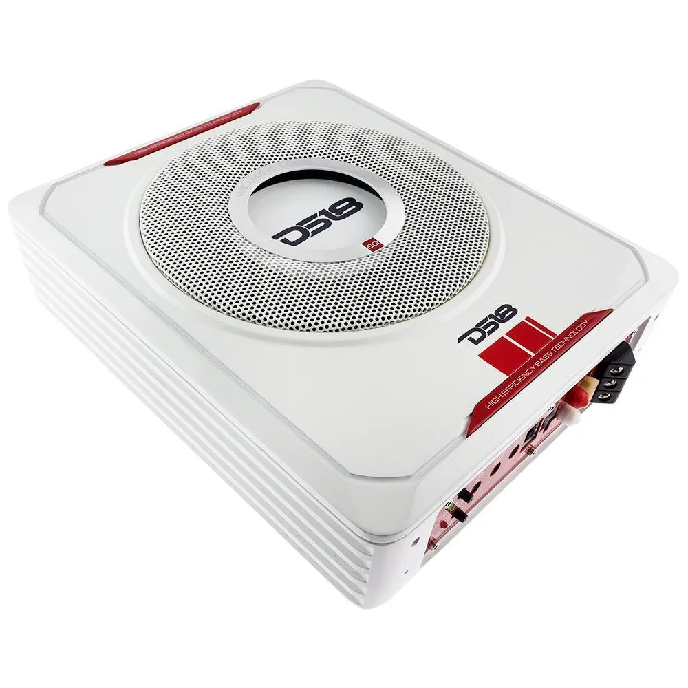 DS18 SQBASS8 SQ 8" Under Seat SLIM 150 Watt Powered Subwoofer
