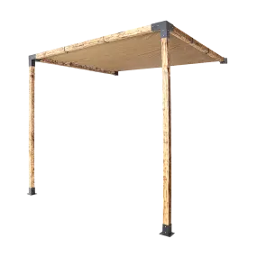 Durable Steel Pergola Brackets Kit with Coffee Screen