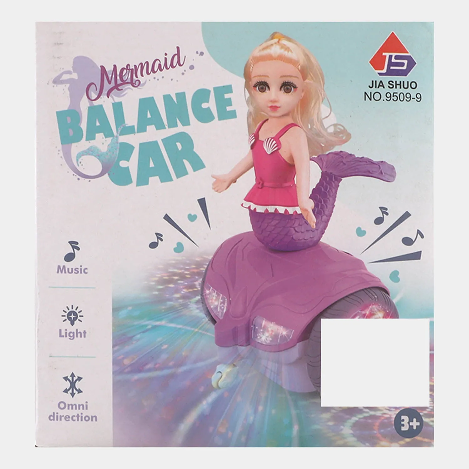 Electric Balance Car With Mermaid For Kids
