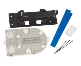 Fiber Splice Kit for 144 Fiber Splices, Wall Mount