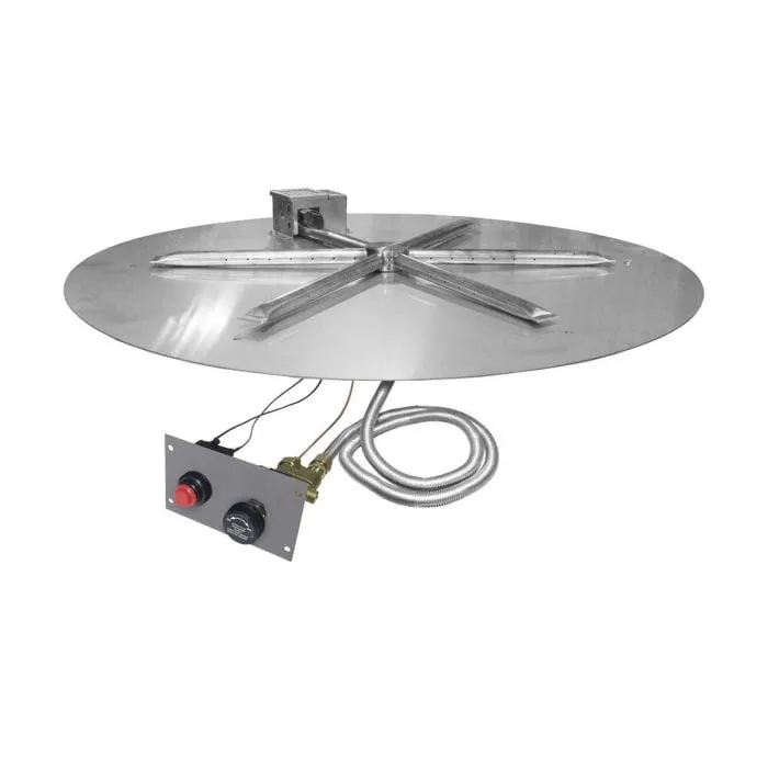 Firegear 29" SS Round Disk Gas Fire Pit Insert FPB-29DBSTFS