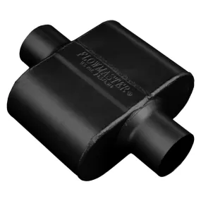Flowmaster 10 Series Delta Force Race Muffler - 3" Center Inlet, 3" Center Outlet - Aggressive Sound - 6.25" x 9.75" x 4.00"