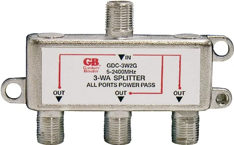 Gardner Bender GDC-3W2G Satellite/Digital TV Splitter :CD 1: QUANTITY: 1
