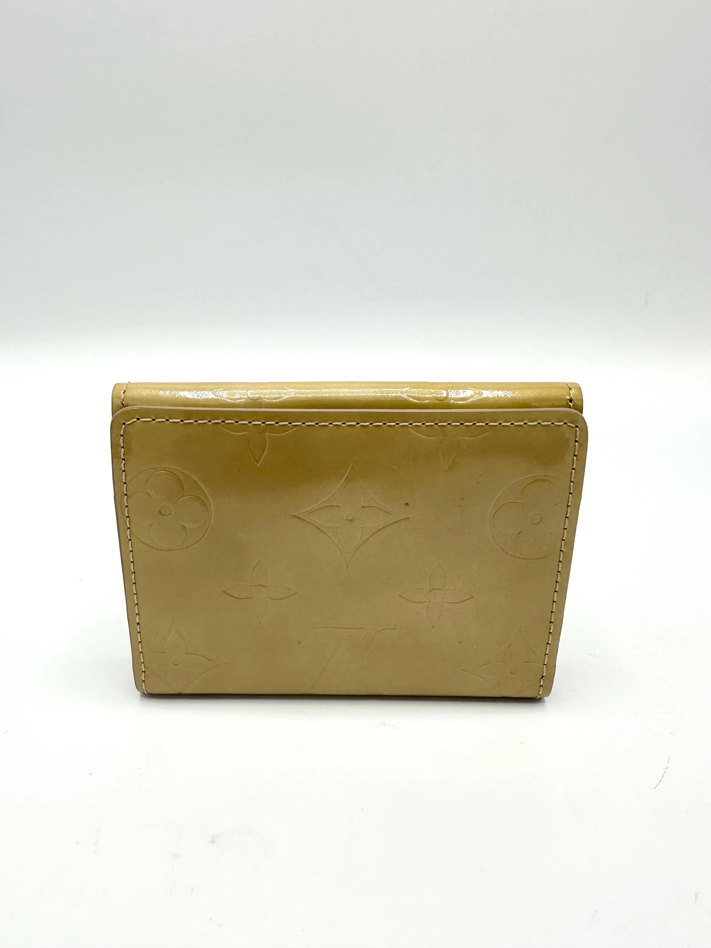 Gold Vernis Compact Card Case