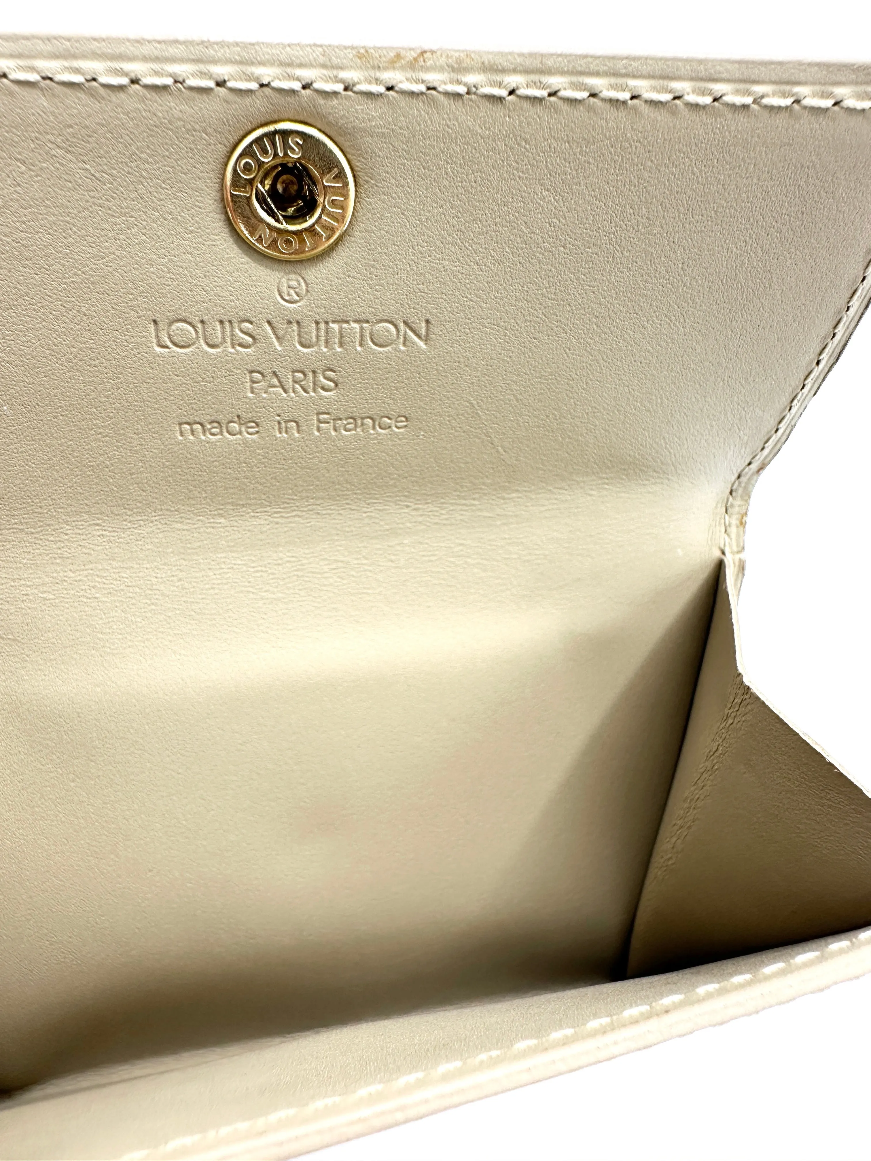 Gold Vernis Compact Card Case