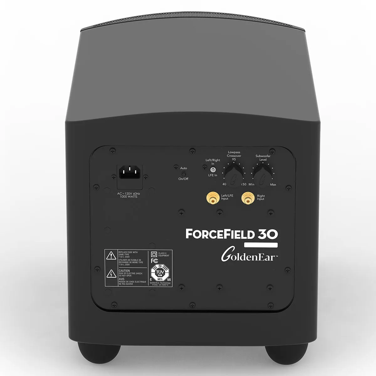 GoldenEar ForceField 30 - 8” Compact Subwoofer - Black