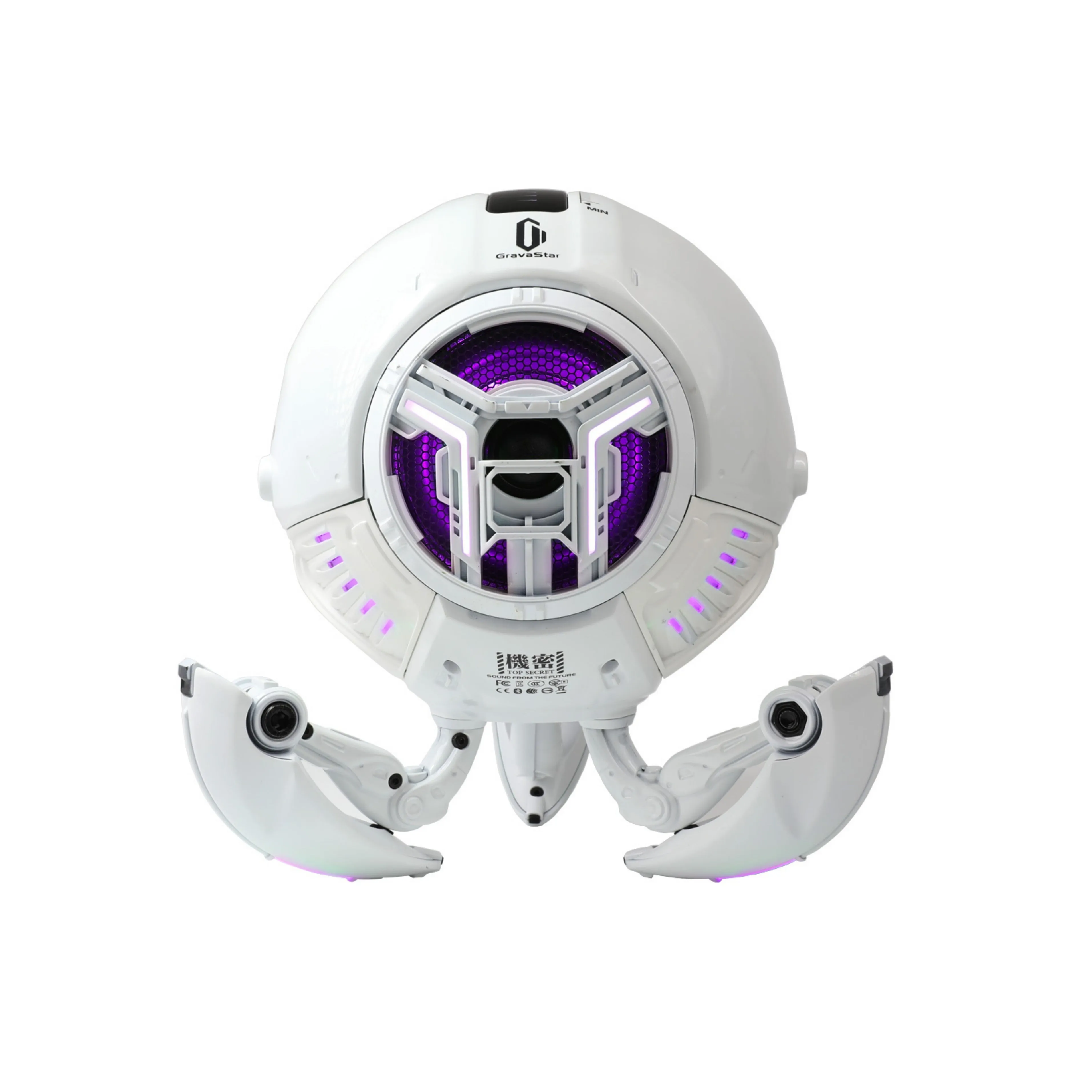 GravaStar Mars Pro Bluetooth Speaker (White)