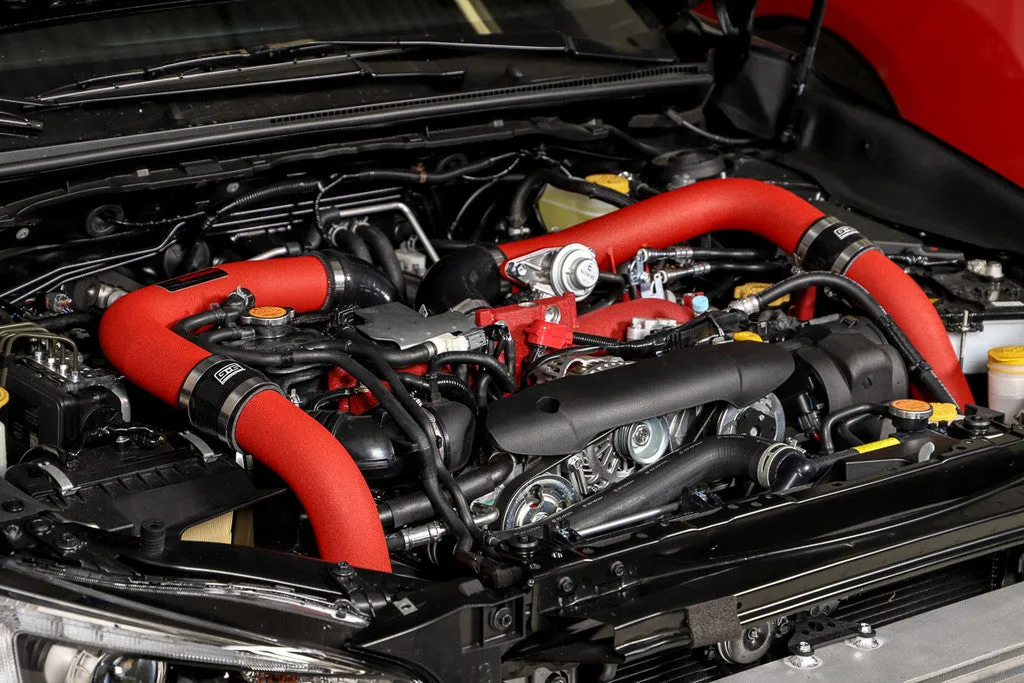 Grimmspeed Front Mount Intercooler Kit [Inc. Red Piping] - Subaru 15-21 STI - 090236