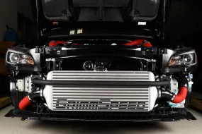 Grimmspeed Front Mount Intercooler Kit [Inc. Red Piping] - Subaru 15-21 STI - 090236