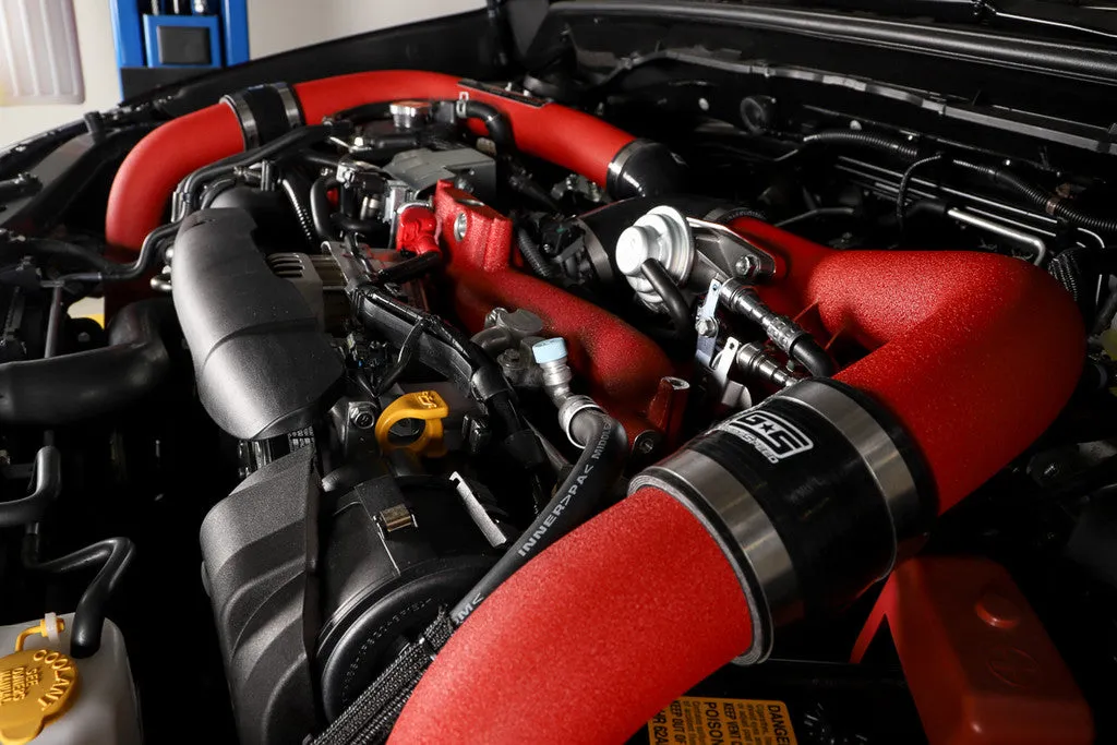 Grimmspeed Front Mount Intercooler Kit [Inc. Red Piping] - Subaru 15-21 STI - 090236