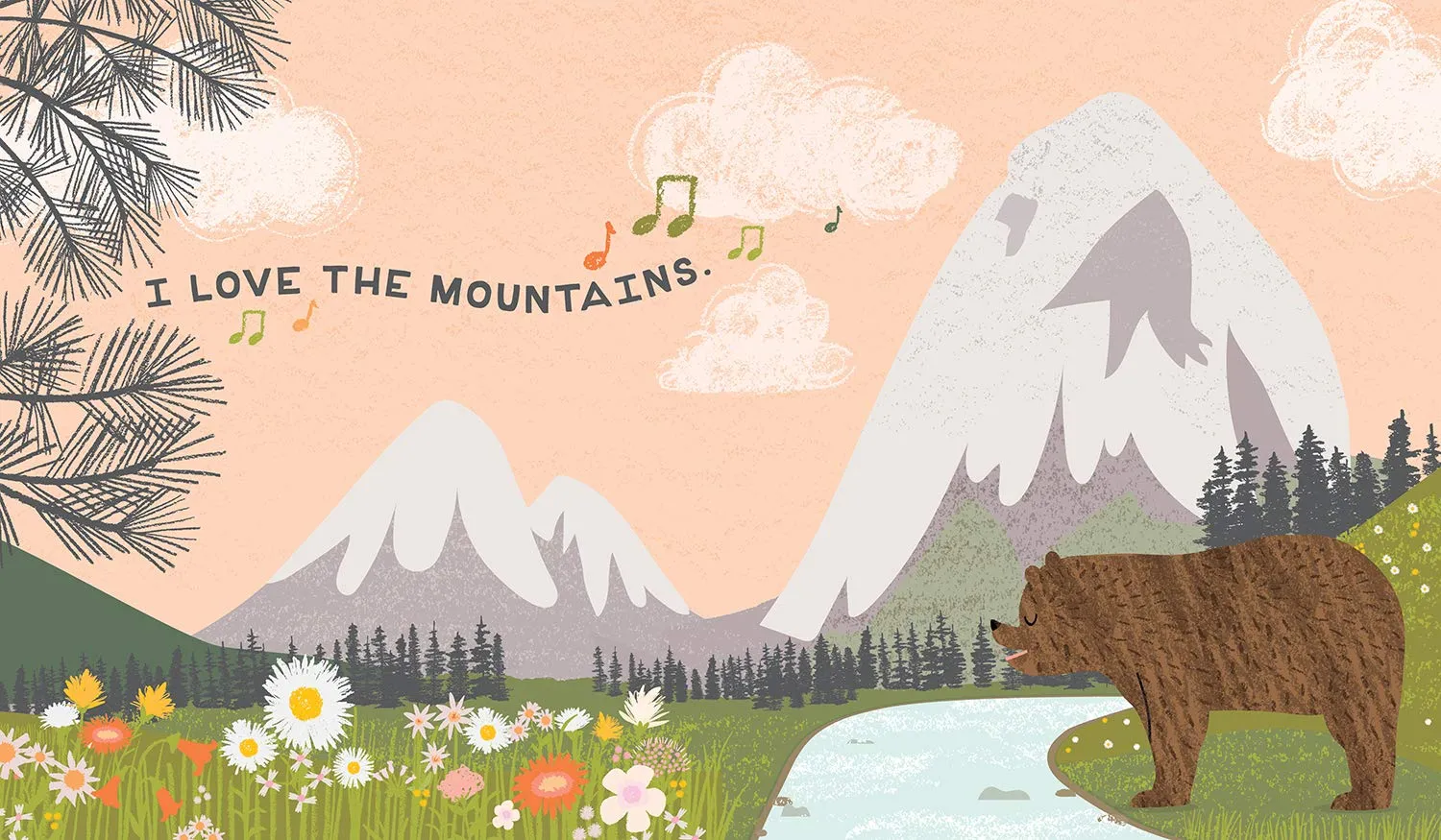 I Love the Mountains Book
