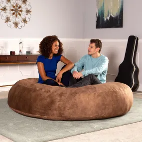 Jaxx 6' Cocoon Padded Microvelvet Bean Bag Chair