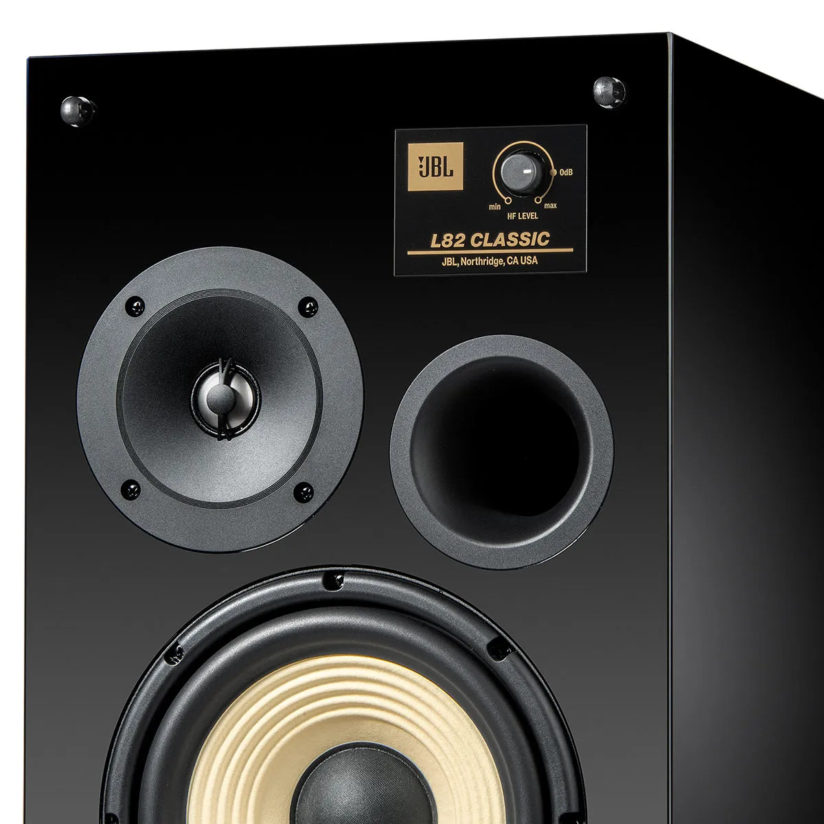 JBL L82 Classic Black Edition Bookshelf Speaker - Pair (Black Gloss)