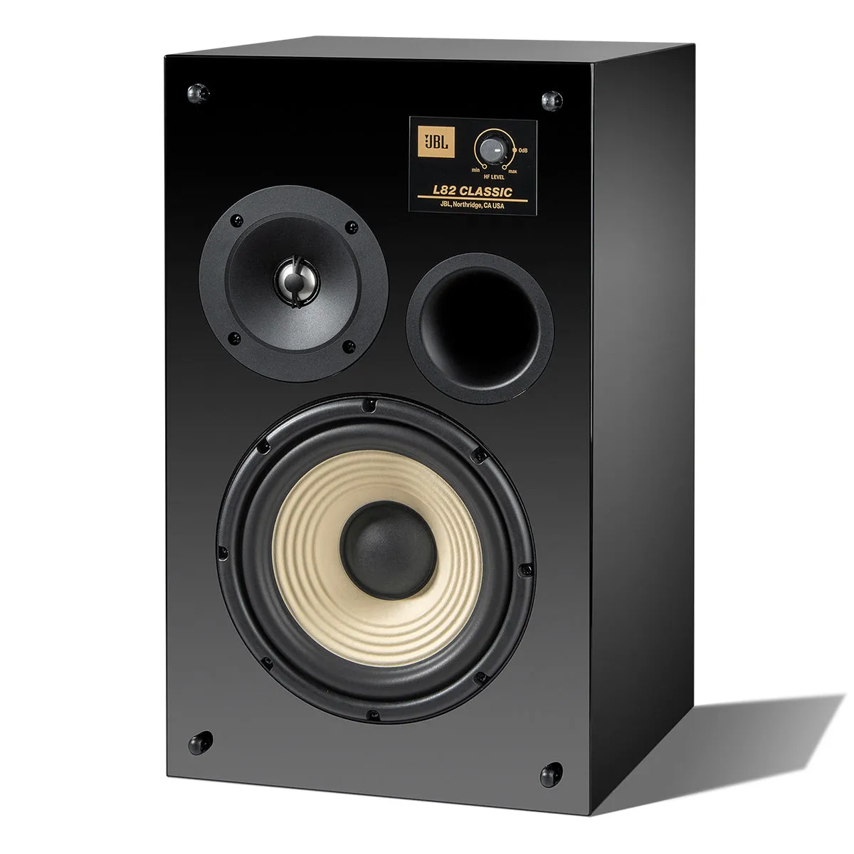JBL L82 Classic Black Edition Bookshelf Speaker - Pair (Black Gloss)