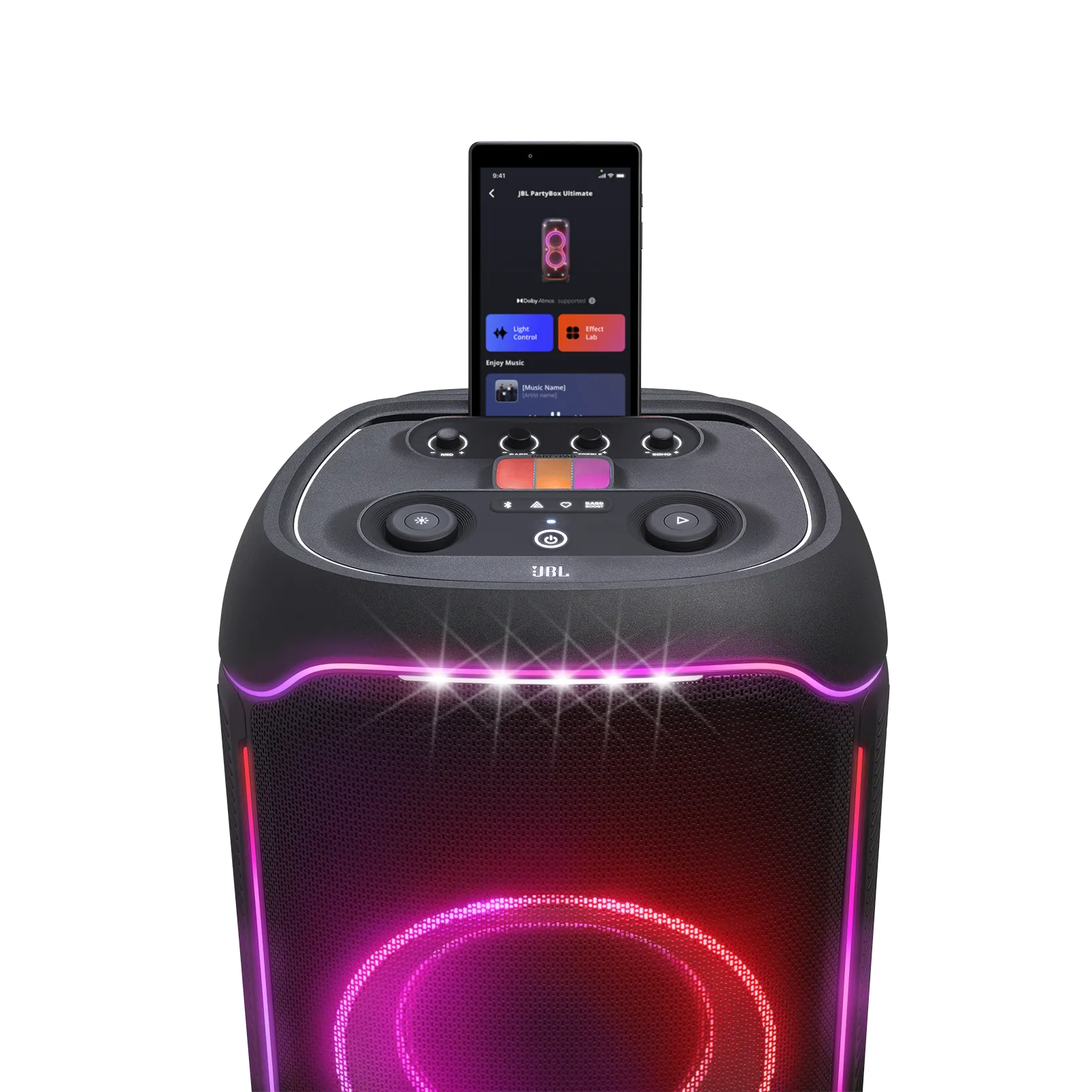 JBL PartyBox Ultimate 1100 Watt Party Speaker with Speaker Featuring Superior JBL Pro Sound and Ultimate Lightshow