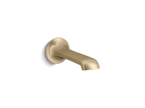 Kallista P25014-00-BAF Script® Wall-Mount Bath Spout - Brushed French Gold