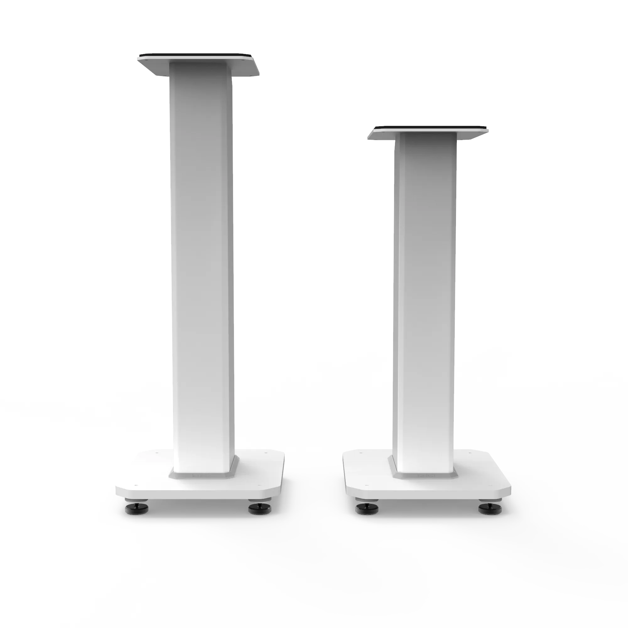 Kanto SX26W 26" Tall Fillable Speaker Stands with Isolation Feet - Pair, White