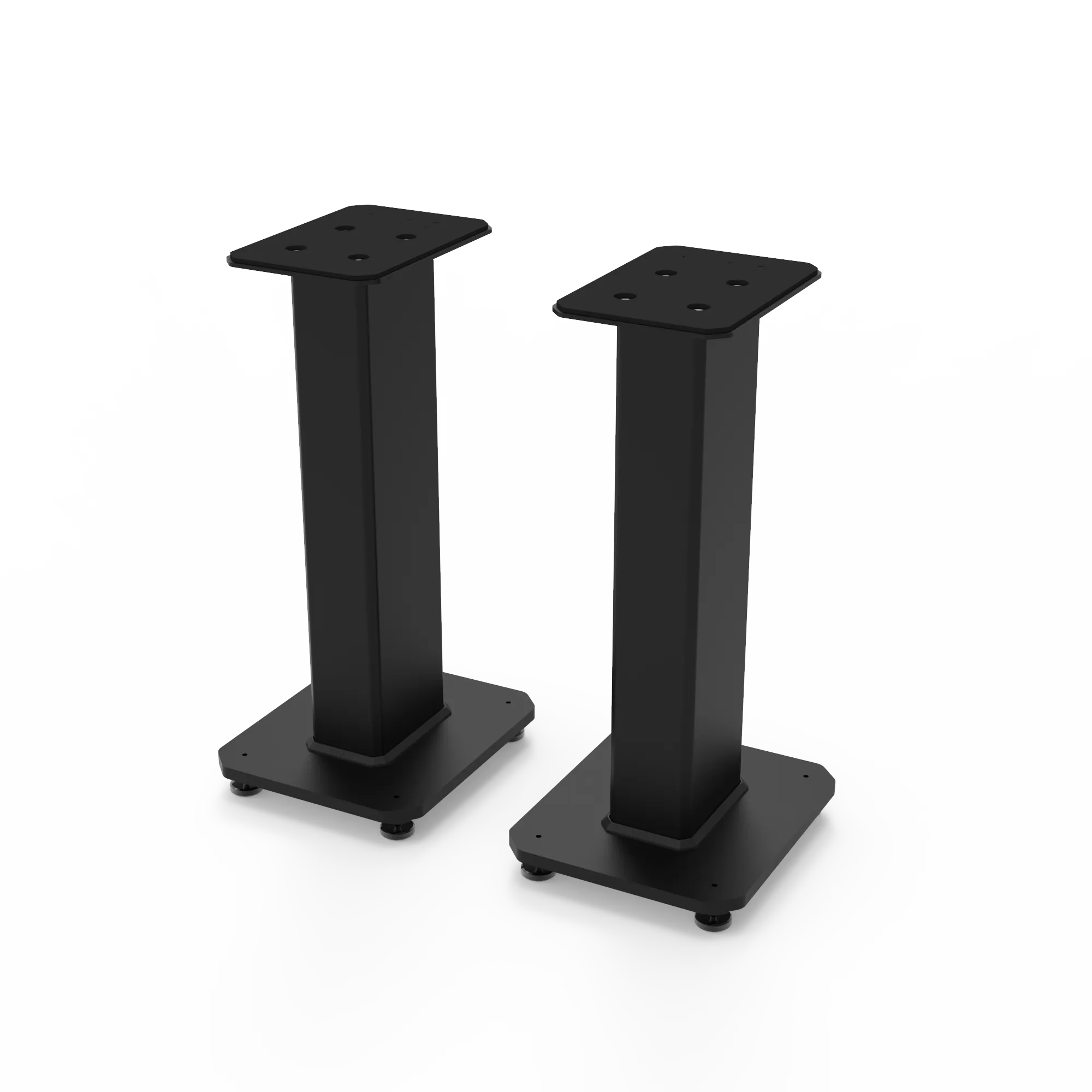 Kanto YU4 140W Powered Bookshelf Speakers with Bluetooth and Phono Preamp - Pair, Bamboo with SX22 Black Stand Bundle