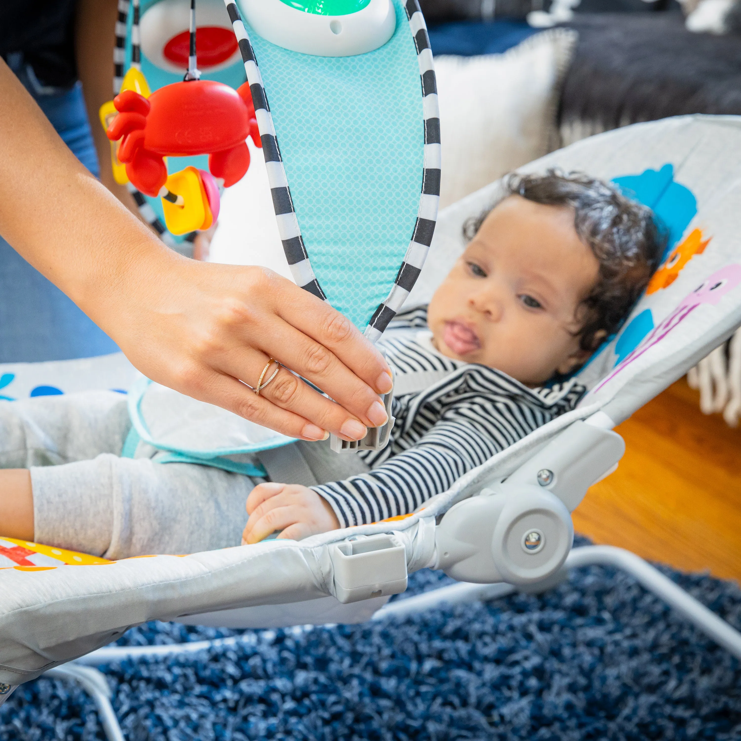 Kick to It Opus Musical Infant to Toddler Rocker