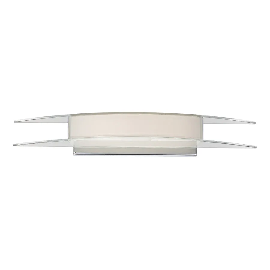 LED Bath Vanity from the Arc Collection in Chrome Finish by Modern Forms