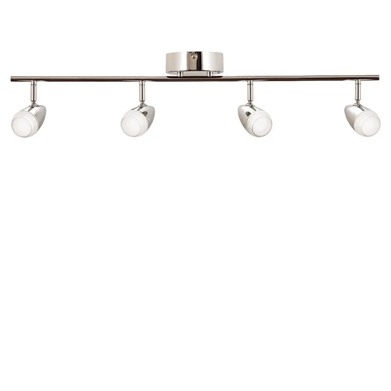 LED Fixed Rail from the Eva Collection in Polished Chrome Finish by AFX Lighting