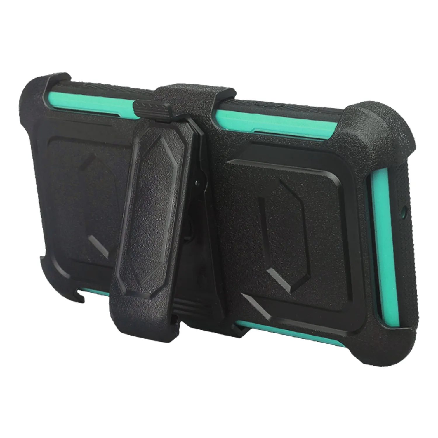 LG Escape Plus Case, Arena 2, K30 2019, Triple Protection 3-1 w/ Built in Screen Protector Heavy Duty Holster Shell Combo Case - Teal