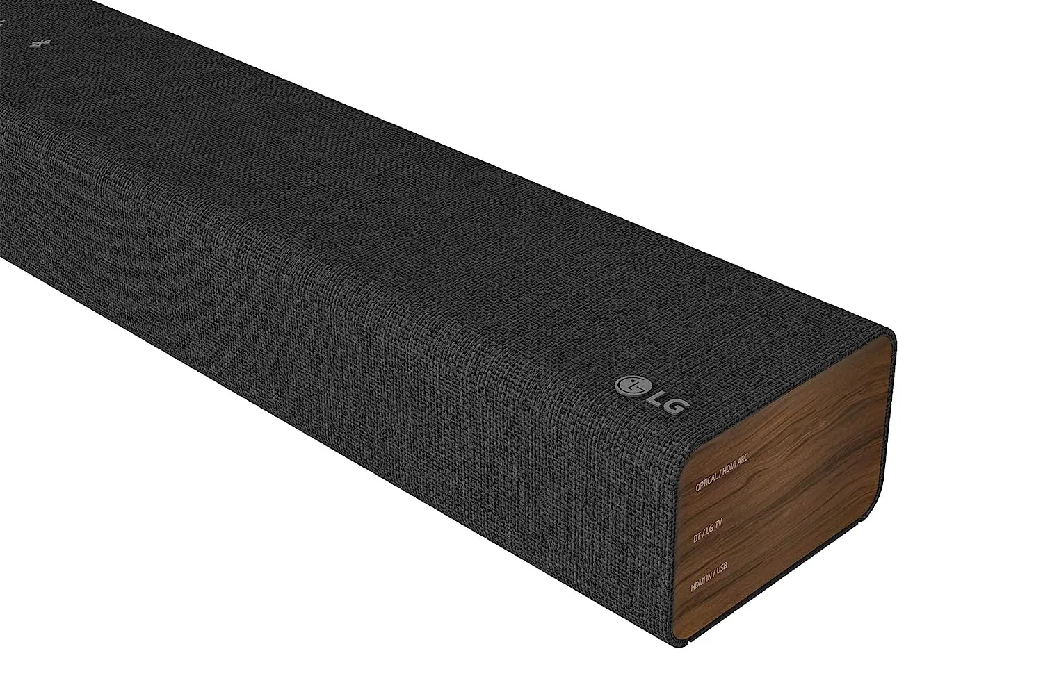 LG Soundbar SP2, 100W 2.1Ch Home Theatre System, Built-in Subwoofer for Powerful Bass in Eco-Friendly Fabric Wrapped Design