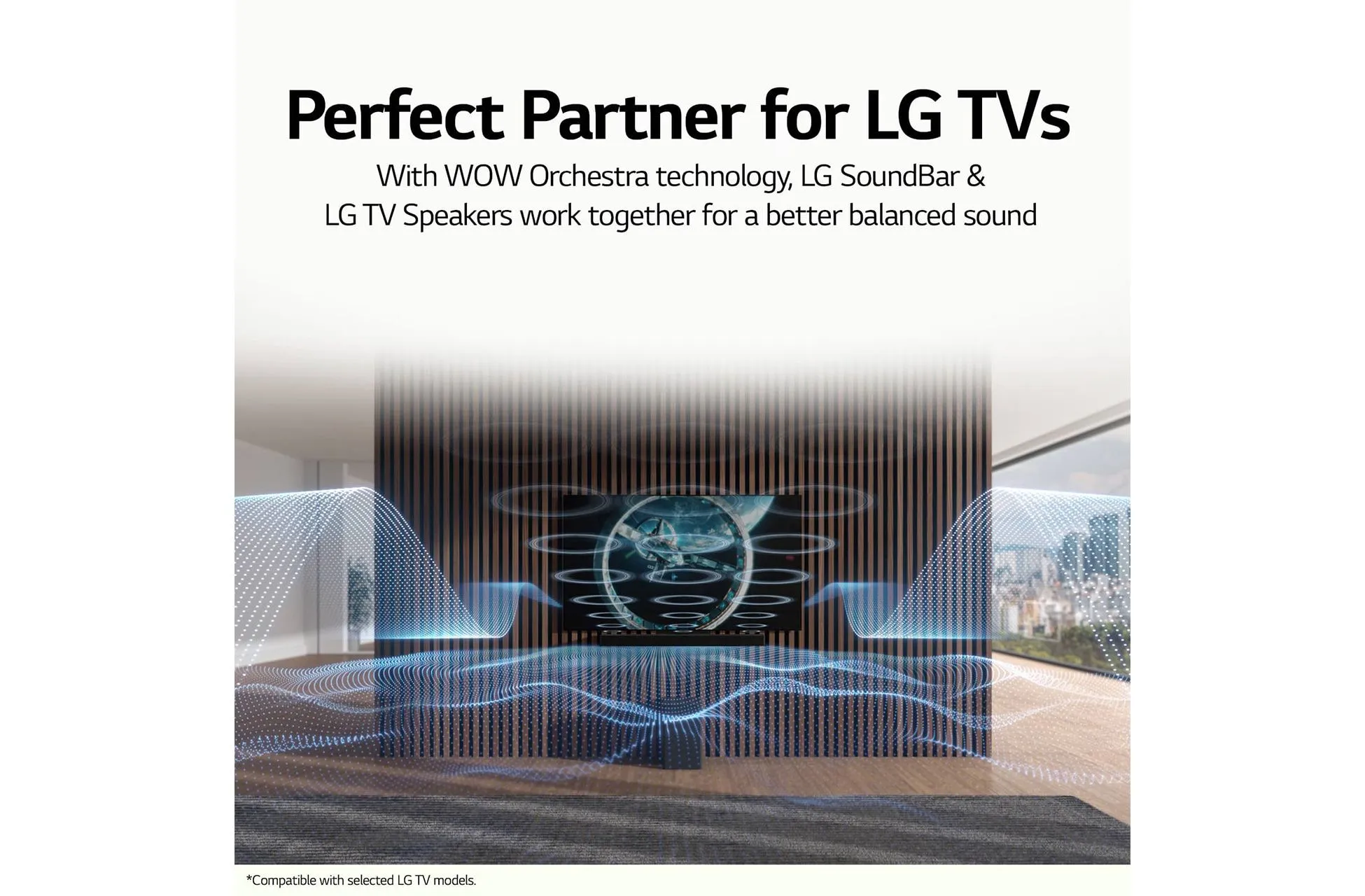 LG USC9S 3.1.3 Wireless Soundbar and Subwoofer with Dolby Atmos Black