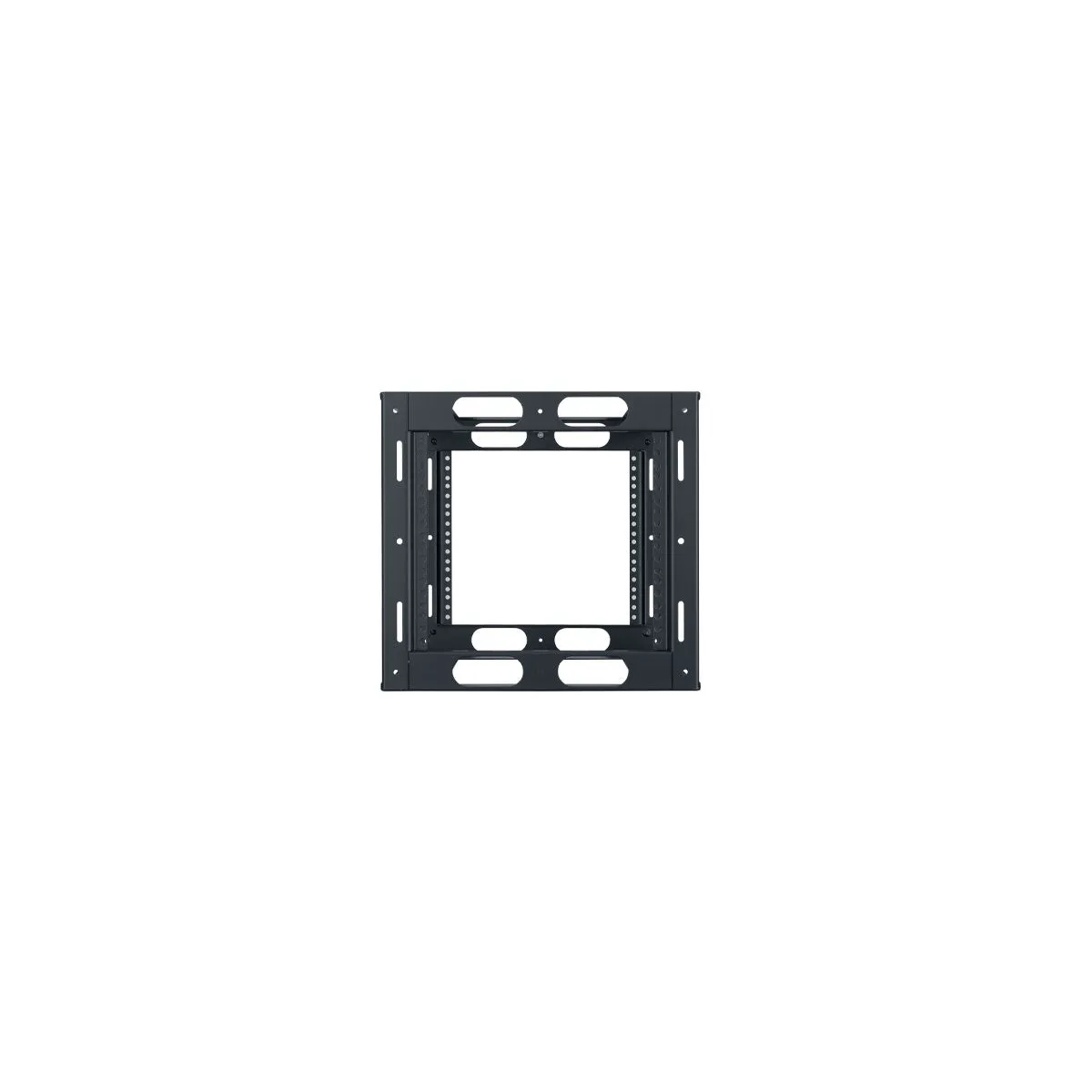 Lowell Mfg Equipment Rack-Credenza-8U, 16in Deep, Fully Welded