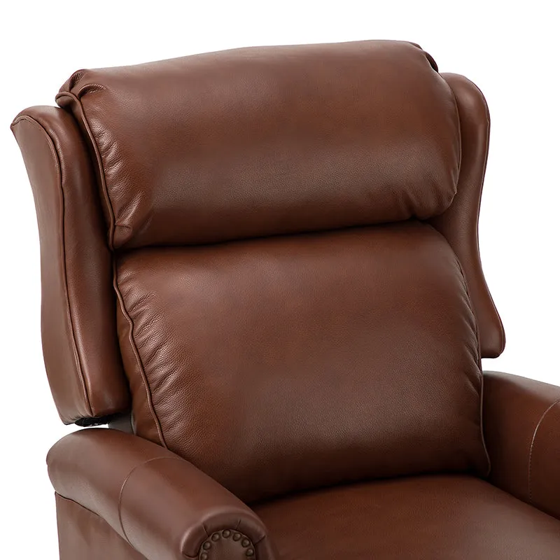 Lucina Genuine Leather Manual Recliner
