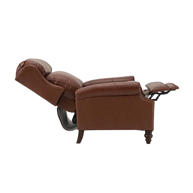 Lucina Genuine Leather Manual Recliner