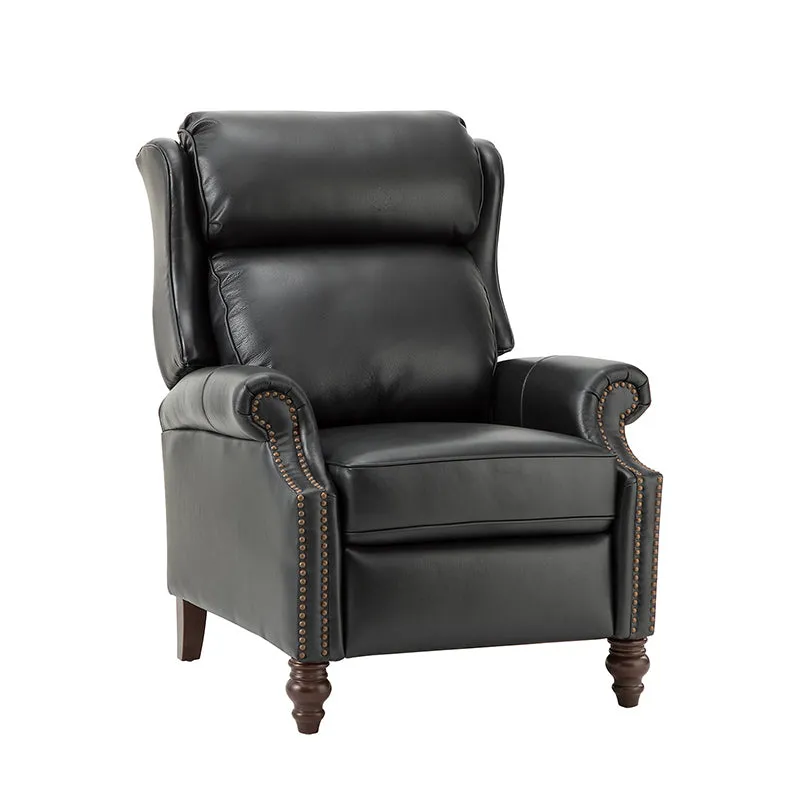 Lucina Genuine Leather Manual Recliner