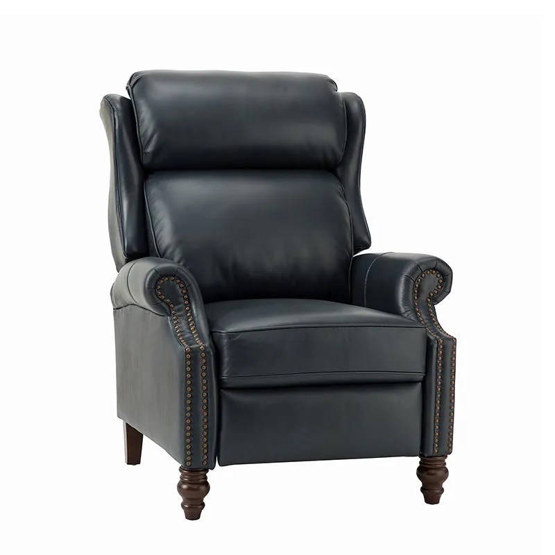 Lucina Genuine Leather Manual Recliner