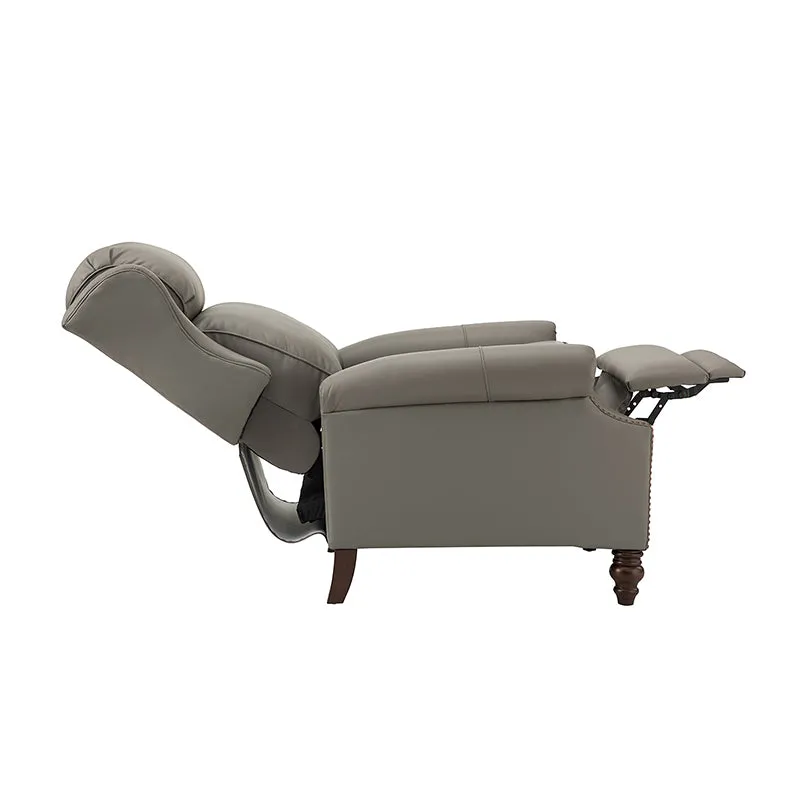 Lucina Genuine Leather Manual Recliner