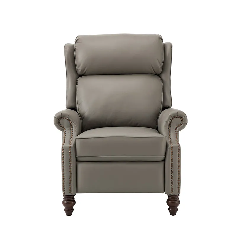 Lucina Genuine Leather Manual Recliner