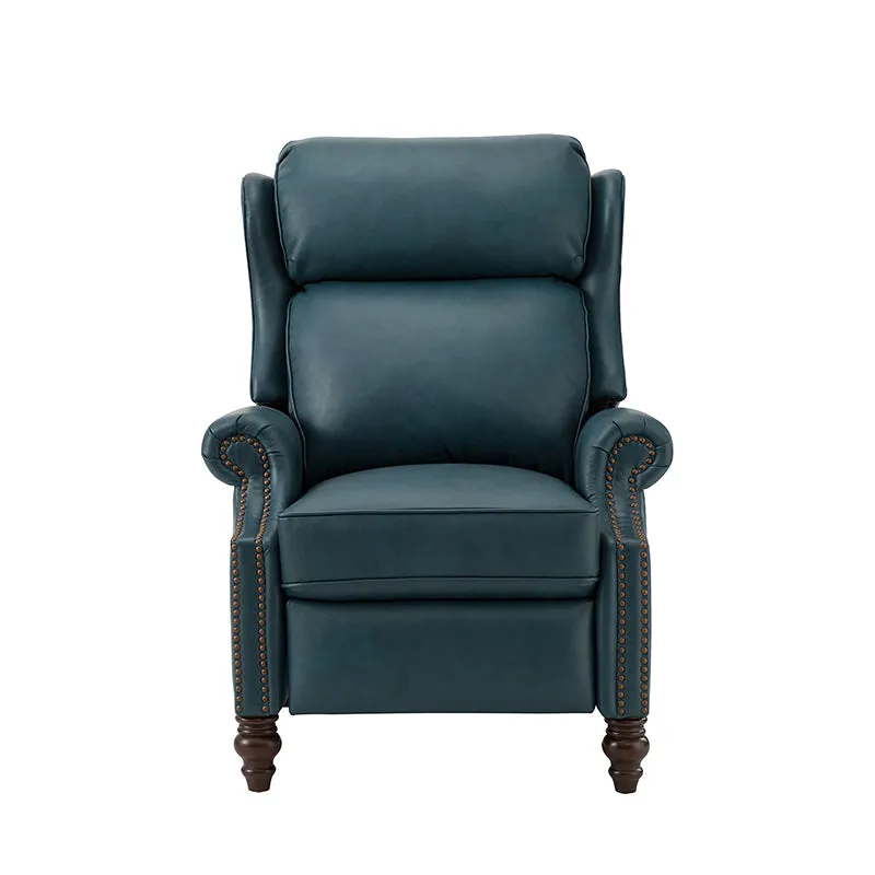 Lucina Genuine Leather Manual Recliner