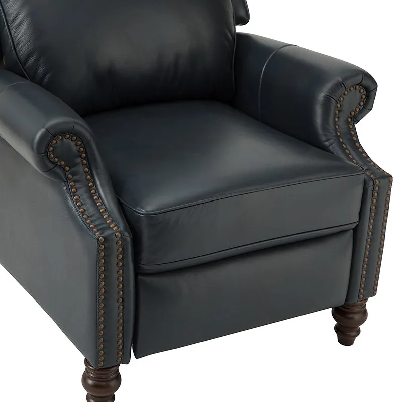 Lucina Genuine Leather Manual Recliner